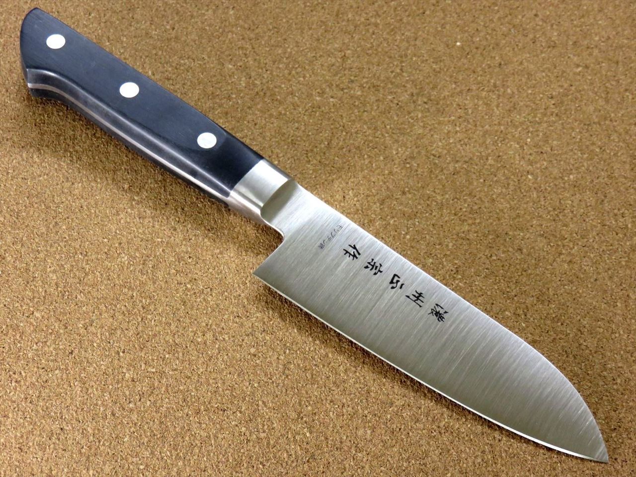 Japanese Masamune Kitchen Small Santoku Knife 135mm 5.3 inch Bolster SEKI JAPAN