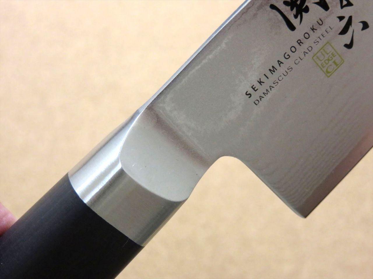 Japanese KAI SEKI MAGOROKU Kitchen Santoku Knife 145mm 6 in Damascus steel JAPAN