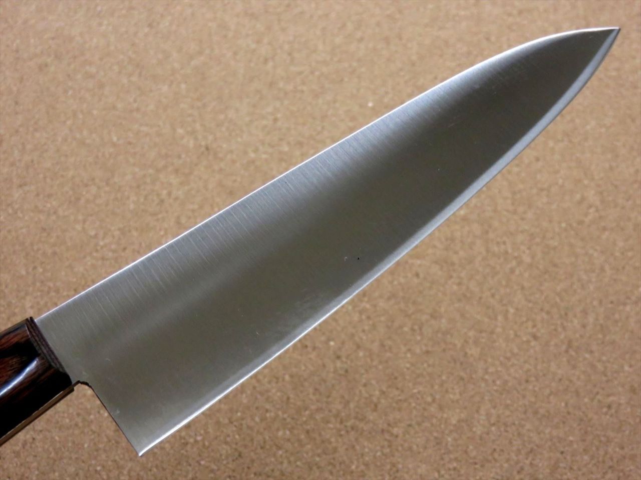 Japanese SETO ISEYA-E Kitchen Gyuto Chef's Knife 180mm 7.1" Mahogany SEKI JAPAN