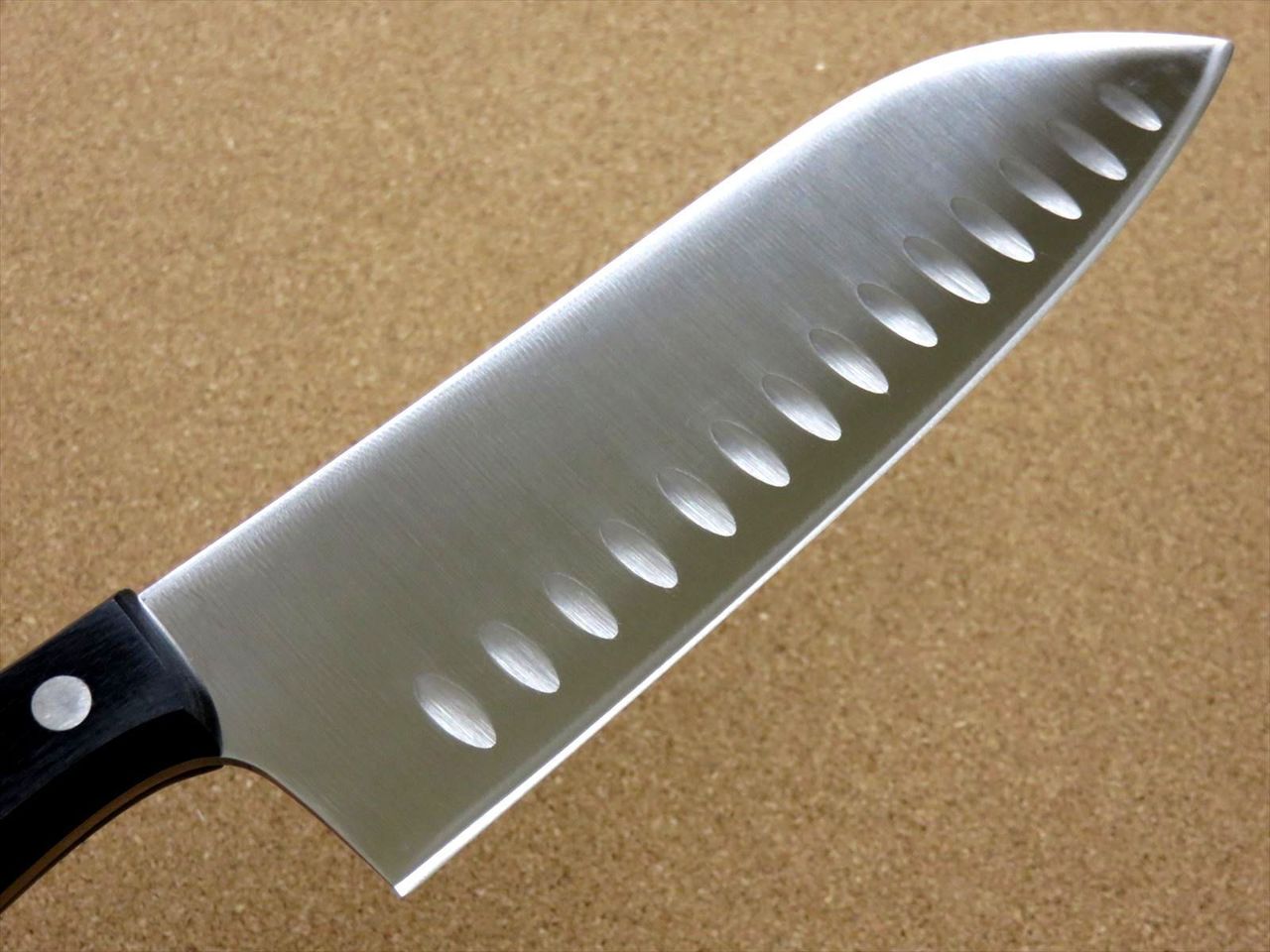Japanese Kitchen Dimple Santoku Knife 170mm 6.7 inch Meat Fish cut SEKI JAPAN
