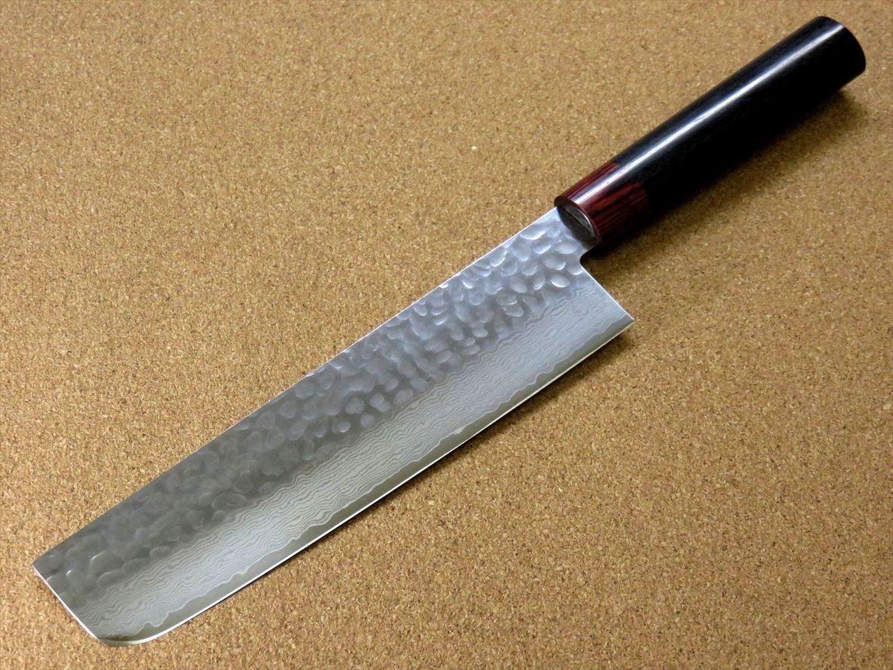 Japanese SETO ISEYA-I Kitchen Vegetable Knife 7.1" Damascus Hammered SEKI JAPAN