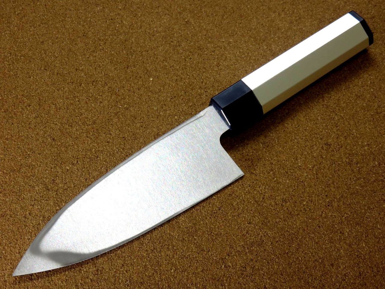 Japanese Kitchen Deba Knife 5.9 inch Aluminum Handle Single edged SEKI JAPAN