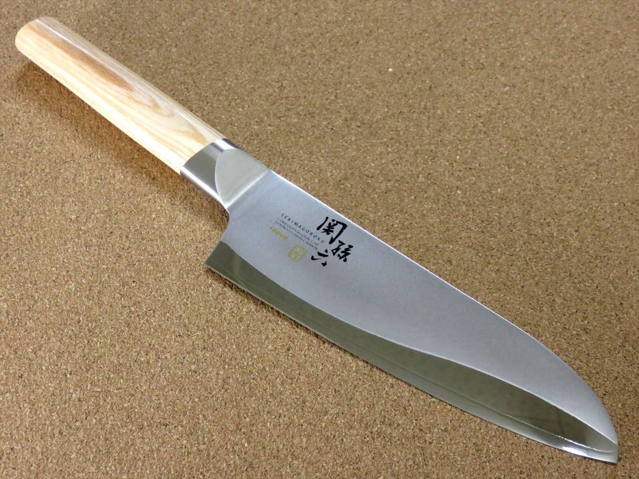 Japanese KAI SEKI MAGOROKU Kitchen Santoku Knife 165mm 6.5 inch 3 Layers JAPAN