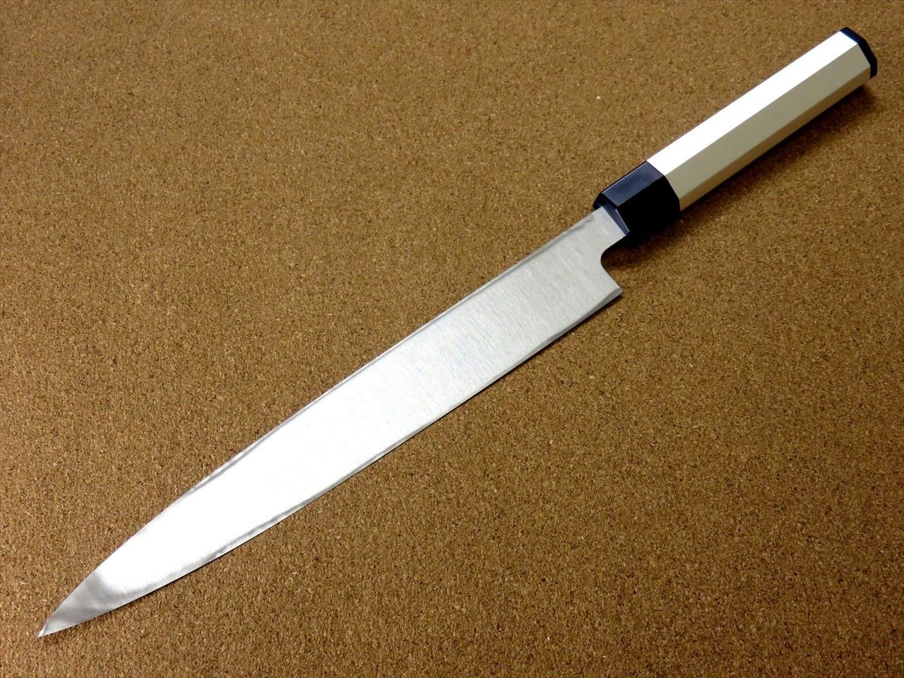 Japanese Kitchen Sashimi Knife 9.4 inch Aluminum Handle Single edged SEKI JAPAN