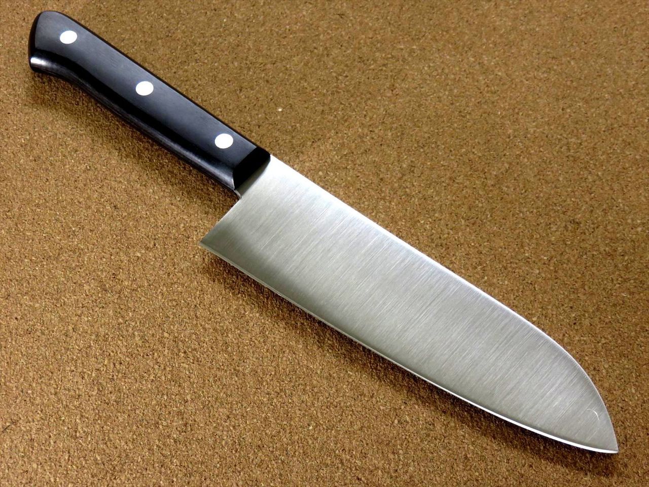 Japanese Kitchen Santoku Knife 170mm 6.7 inch Meat Fish cutting SEKI JAPAN Japon