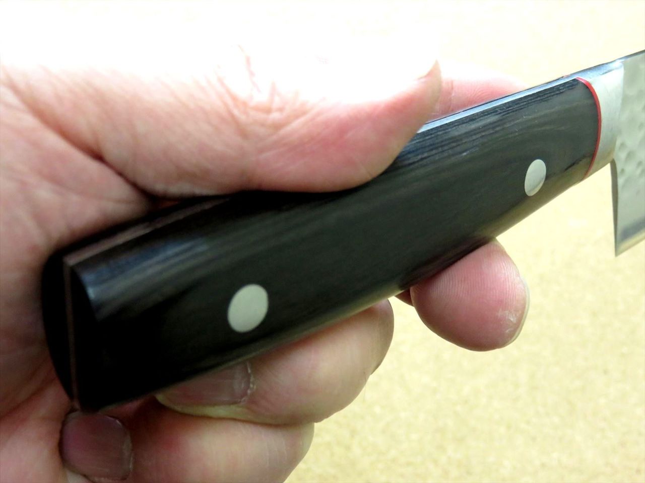 Japanese PRO-J Kitchen Gyuto Chef's Knife 230mm 9 inch Hammer Forged SEKI JAPAN