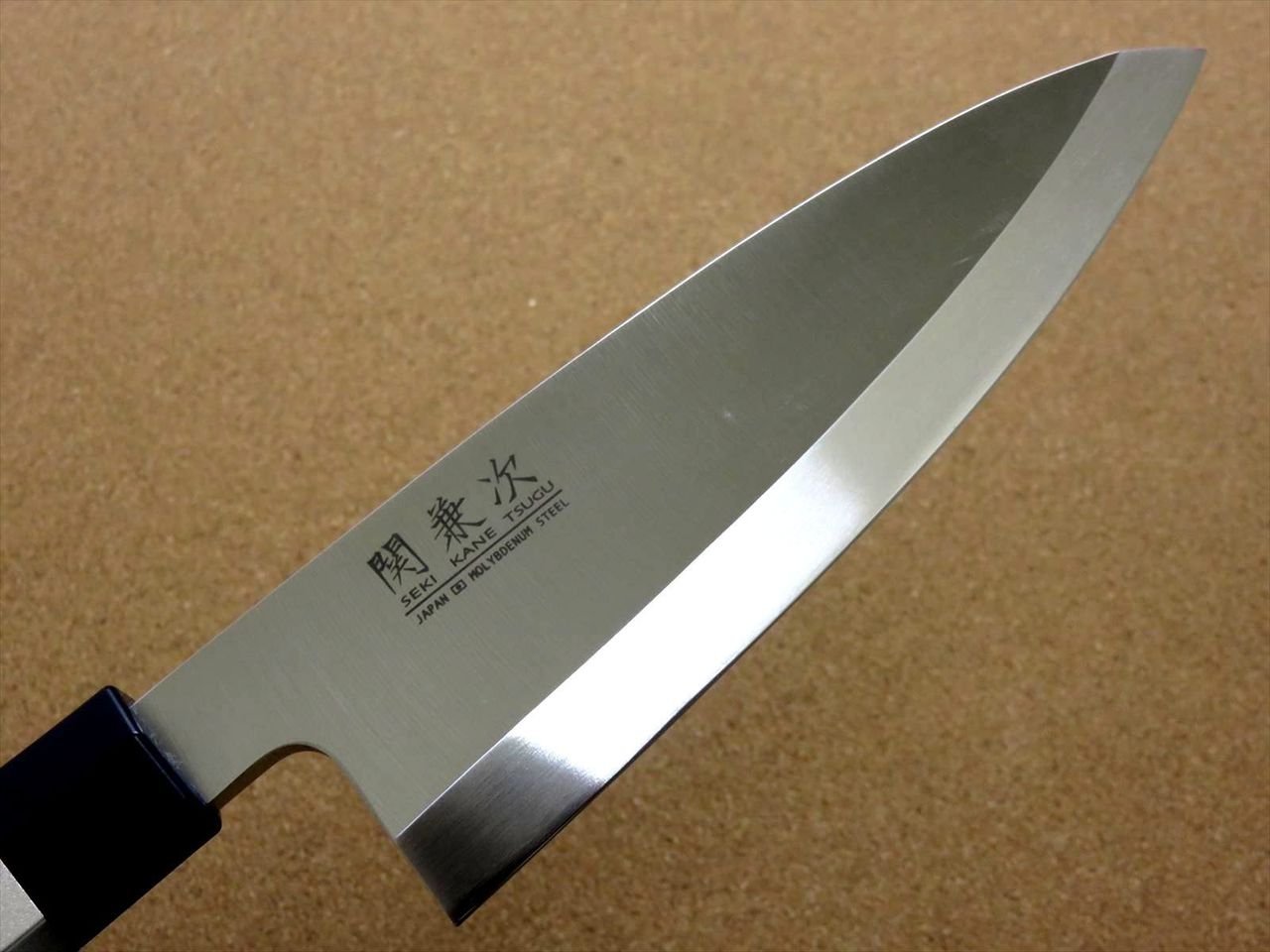 Japanese Kitchen Deba Knife 7.1 inch Aluminum Handle Single edged SEKI JAPAN