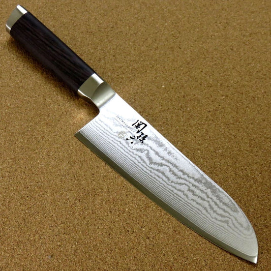 Japanese KAI MAGOROKU Kitchen Santoku Knife 165mm 6 1/2 in Damascus steel JAPAN
