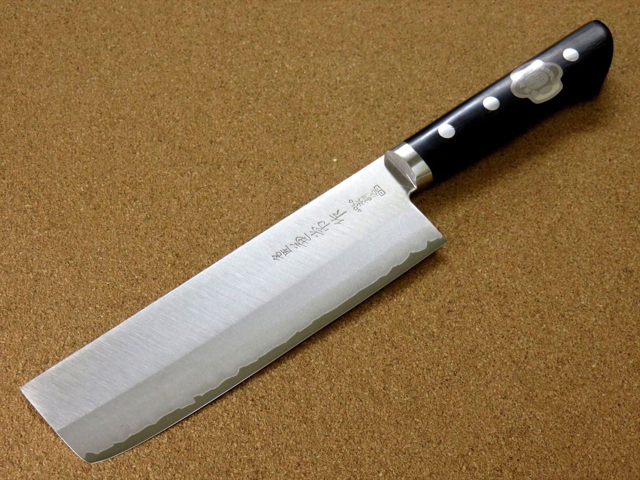 Japanese Kanetsune Kitchen Nakiri Knife 165mm 6.5 inch VG10 3 layers SEKI JAPAN