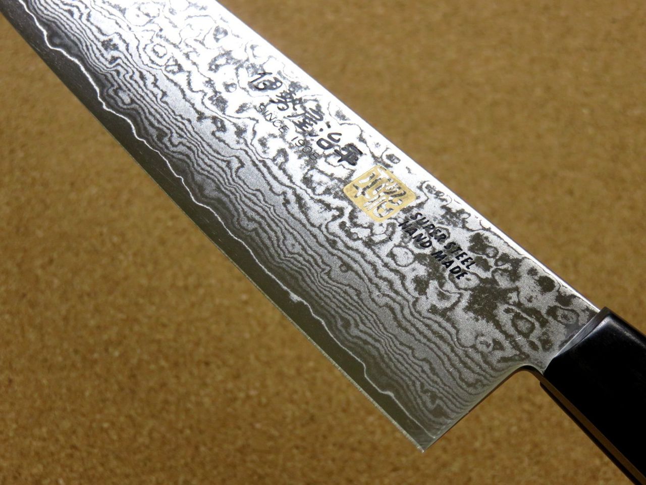 Japanese SETO ISEYA-G Kitchen Gyuto Chef's Knife 8.3" VG-10 Damascus SEKI JAPAN