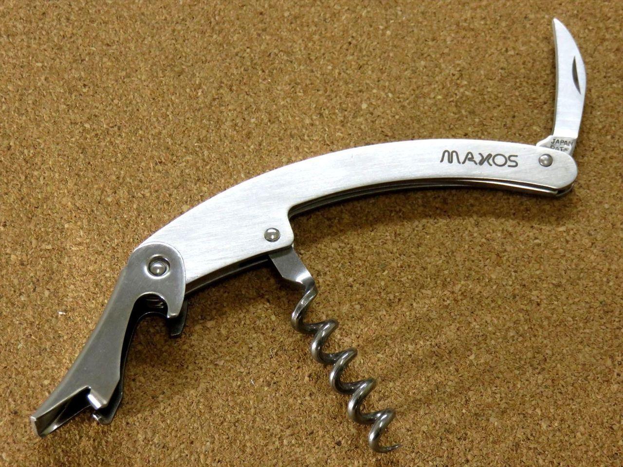 Japanese Sommelier Knife Corkscrew Wine Bottle Opener All Stainless SEKI JAPAN