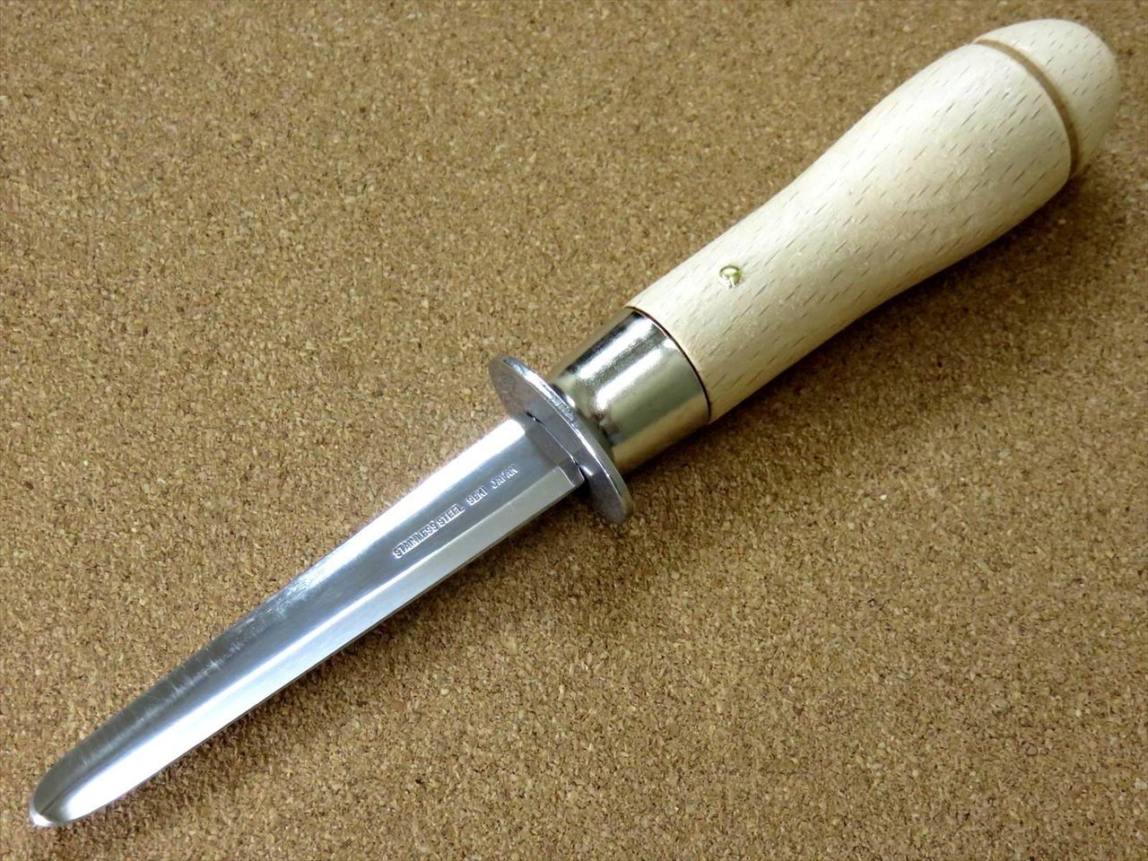 Japanese Clam Oyster Knife 95mm 3.7 inch Chef Tools Stainless Steel SEKI JAPAN