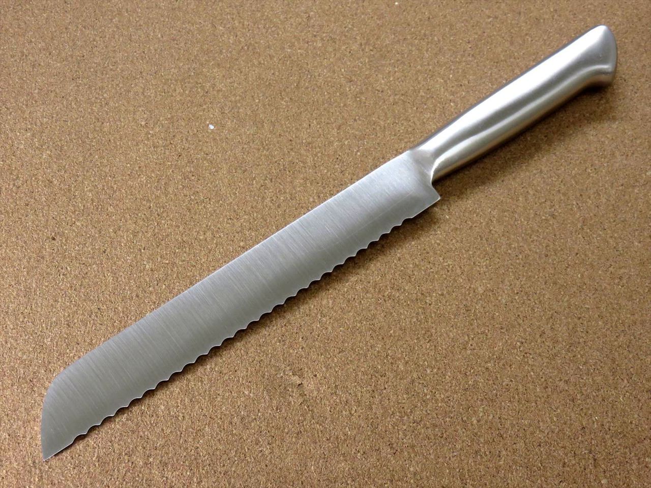 Japanese Pisces Kitchen Bread Knife 190mm 7.5 inch Stainless Handle SEKI JAPAN