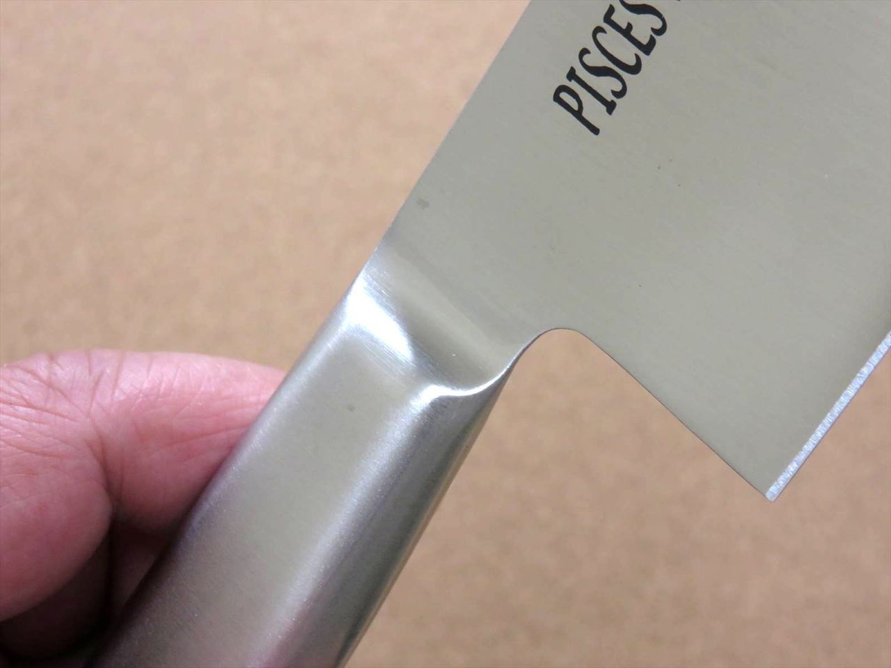 Japanese Pisces Kitchen Nakiri Vegetable Knife 6.3" Stainless Handle SEKI JAPAN