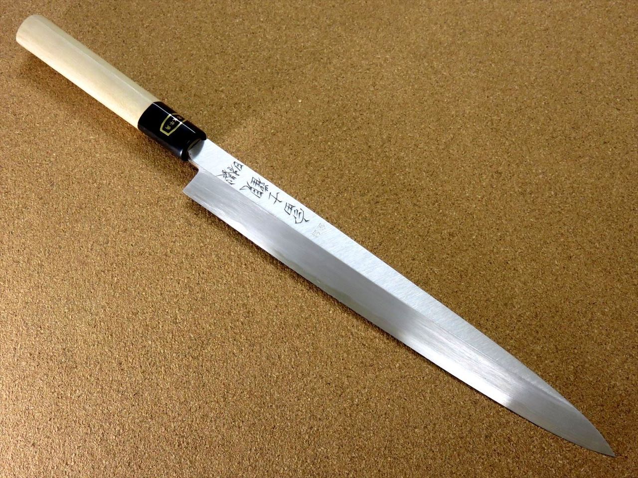 Japanese Kitchen Sashimi Yanagiba Knife 265mm 10.4 inch White Steel 3 SEKI JAPAN