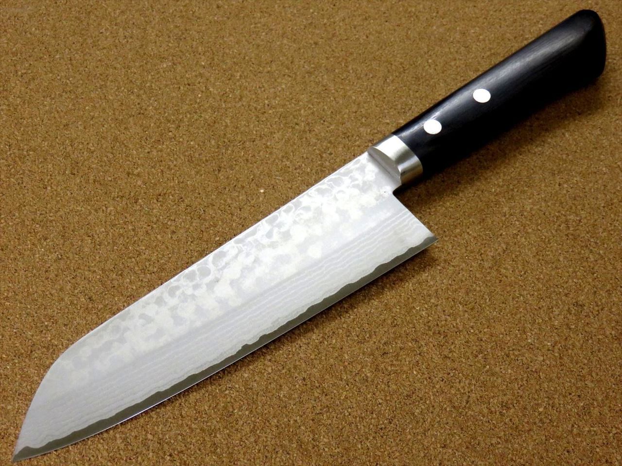 Japanese Kitchen Santoku Knife 170mm 6.7inch VG10 Damascus Multilayer SEKI JAPAN