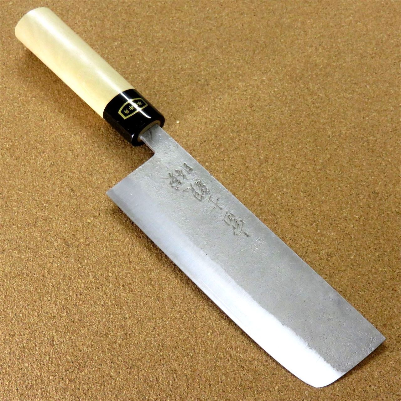 Japanese Kitchen Nakiri Vegetable Knife 160mm 6 in Nashiji VG-1 Stainless JAPAN