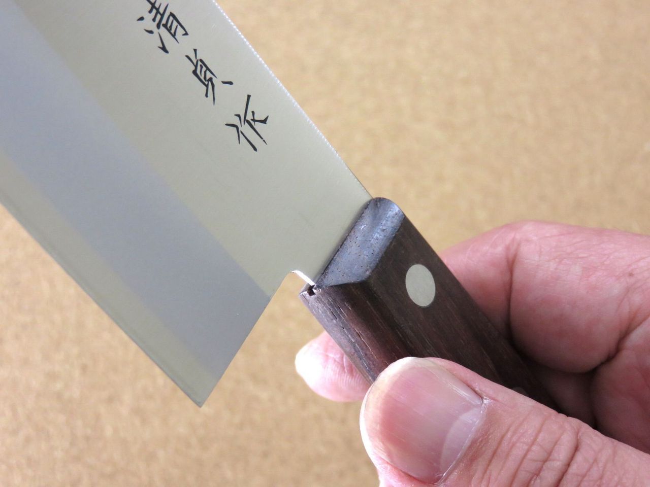 Japanese Sakai Kitchen Nakiri Vegetable Knife 6.3" Lightweight 90g SEKI JAPAN