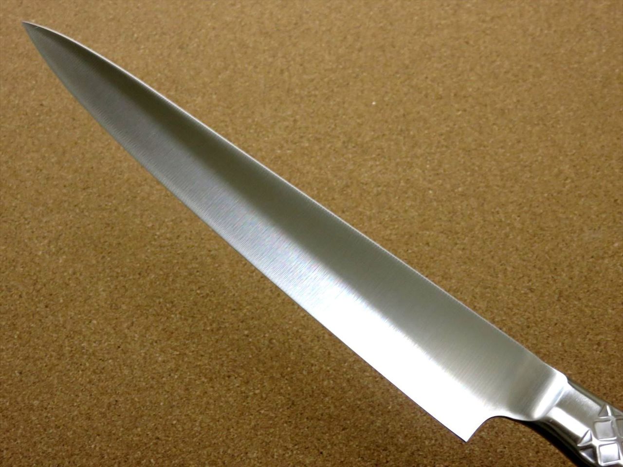Japanese PRO-S Kitchen Sujihiki Slicing Knife 9.4" Stainless Handle SEKI JAPAN