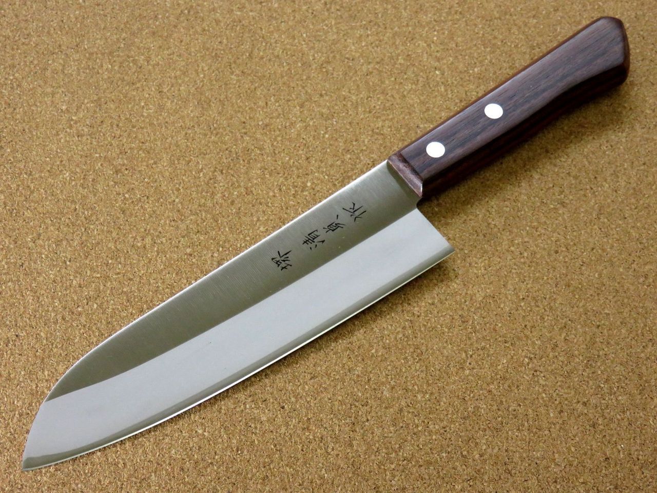 Japanese Sakai Kitchen Santoku Knife 170mm 6.7 inch Lightweight 80g SEKI JAPAN