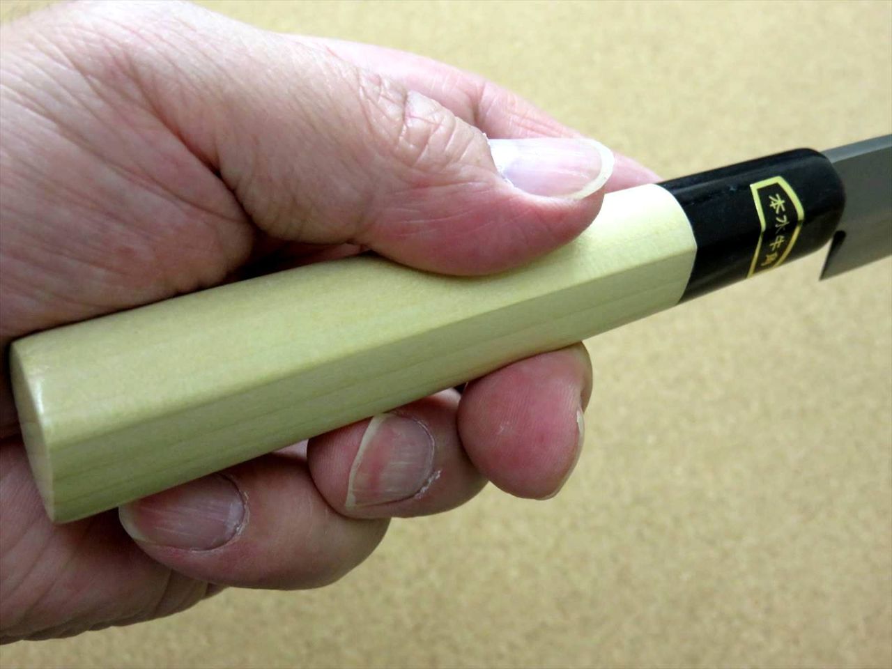 Japanese Kitchen Sashimi Yanagiba Knife 205mm 9.1 inch White Steel 3 SEKI JAPAN