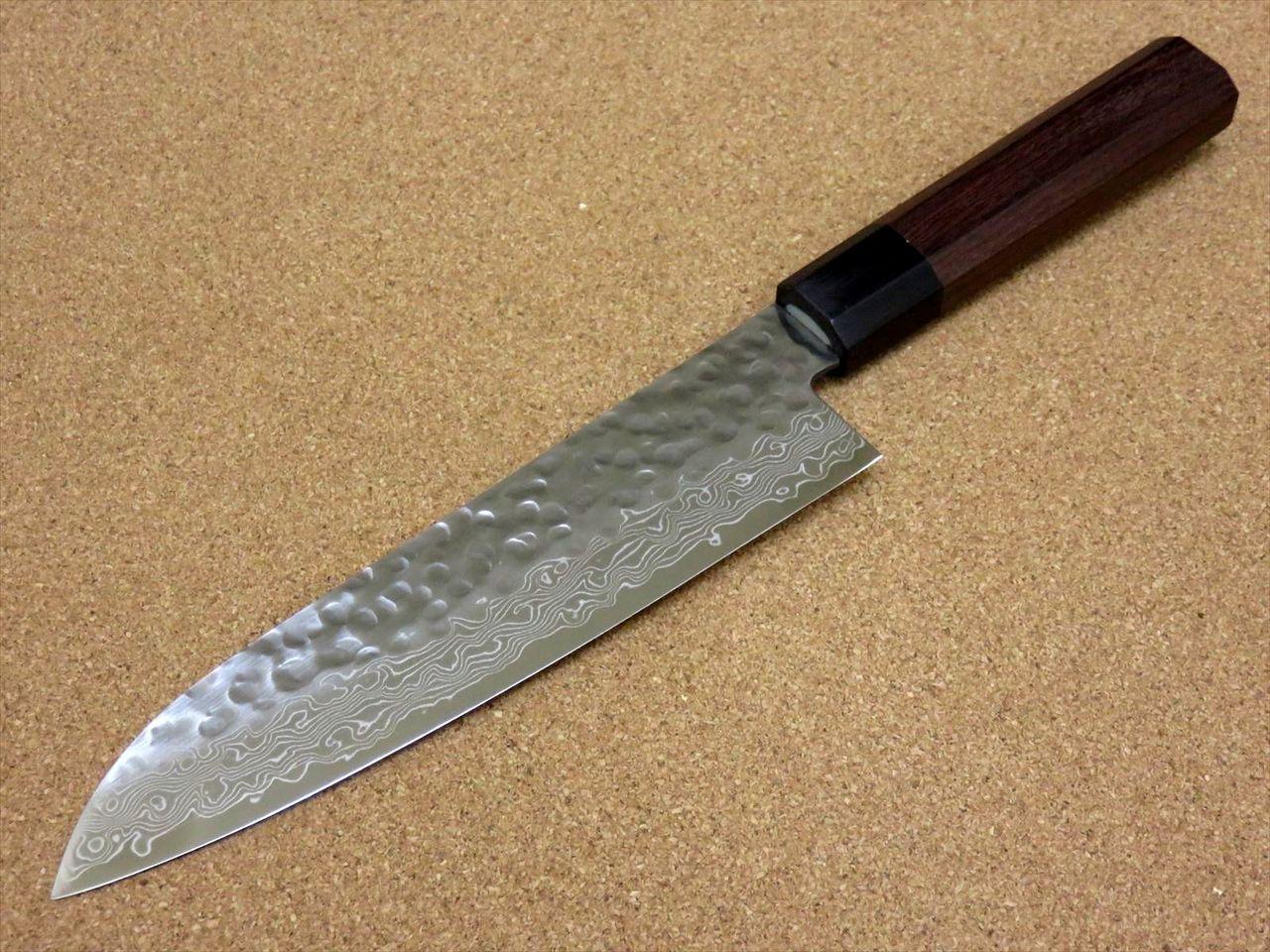 Japanese Kitchen Santoku Knife 180mm 7.1 inch Damascus 45 Layers from SEKI JAPAN
