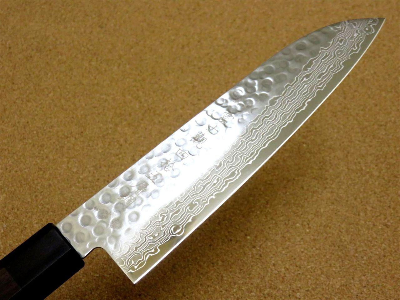 Japanese Kitchen Santoku Knife 180mm 7.1 inch Damascus 45 Layers from SEKI JAPAN