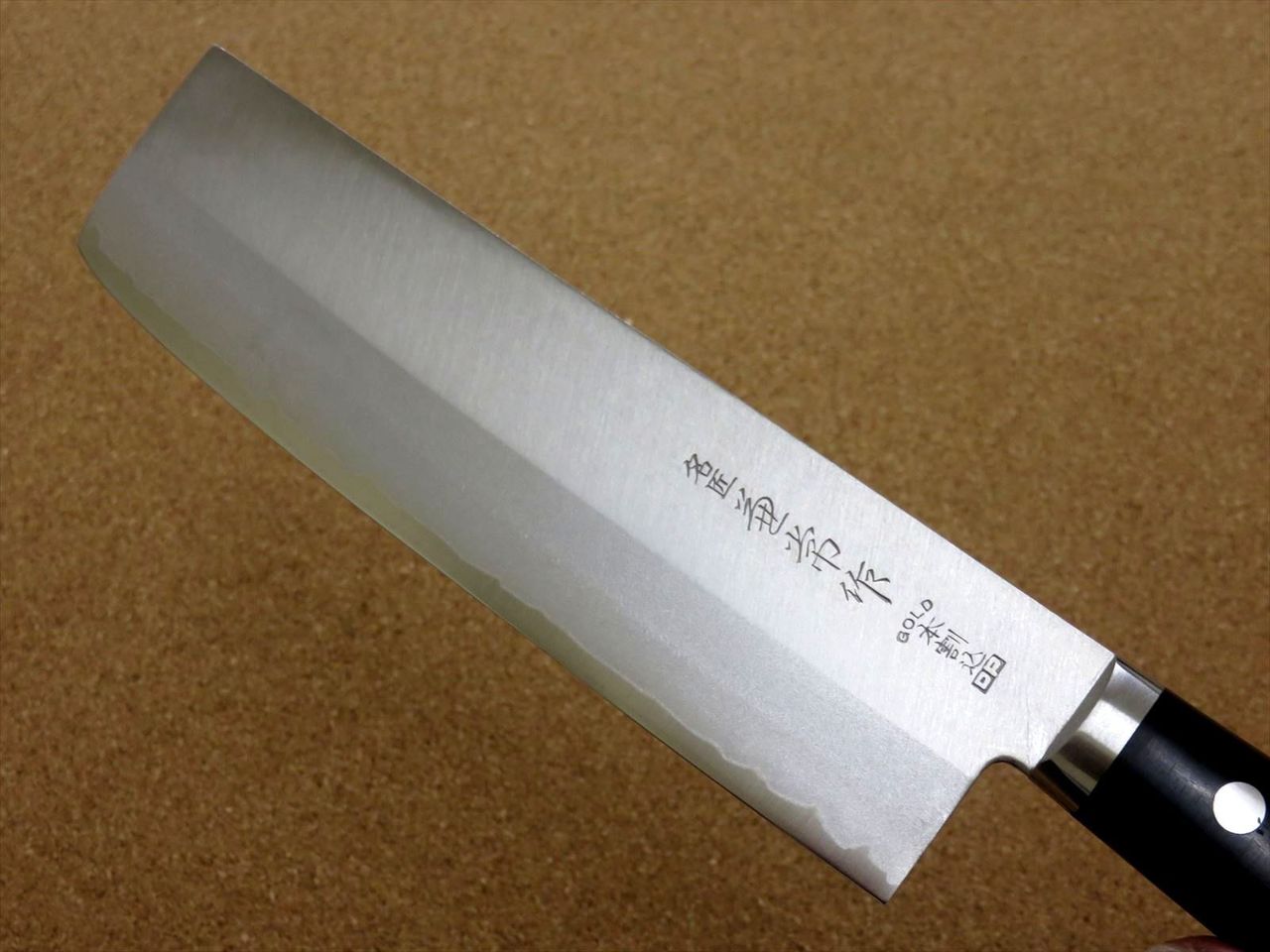 Japanese Kanetsune Kitchen Nakiri Knife 165mm 6.5 inch VG10 3 layers SEKI JAPAN