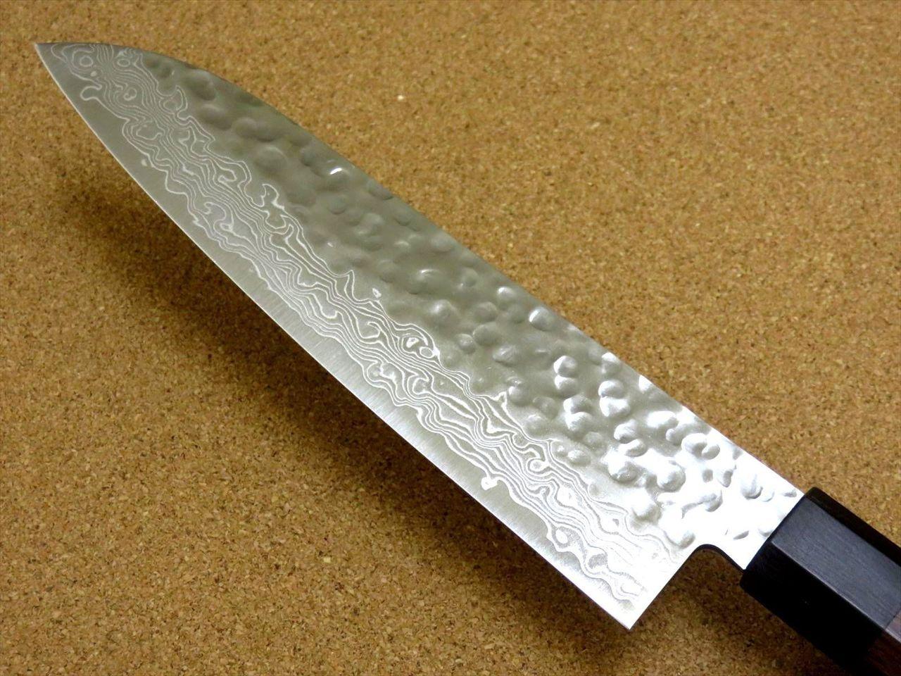 Japanese Kitchen Santoku Knife 180mm 7.1 inch Damascus 45 Layers from SEKI JAPAN