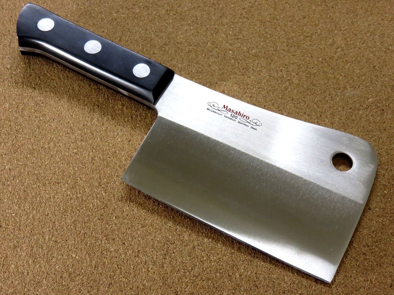 Japanese Masahiro Kitchen Cleaver Butcher Chopper Knife 140mm 5.5" SEKI JAPAN