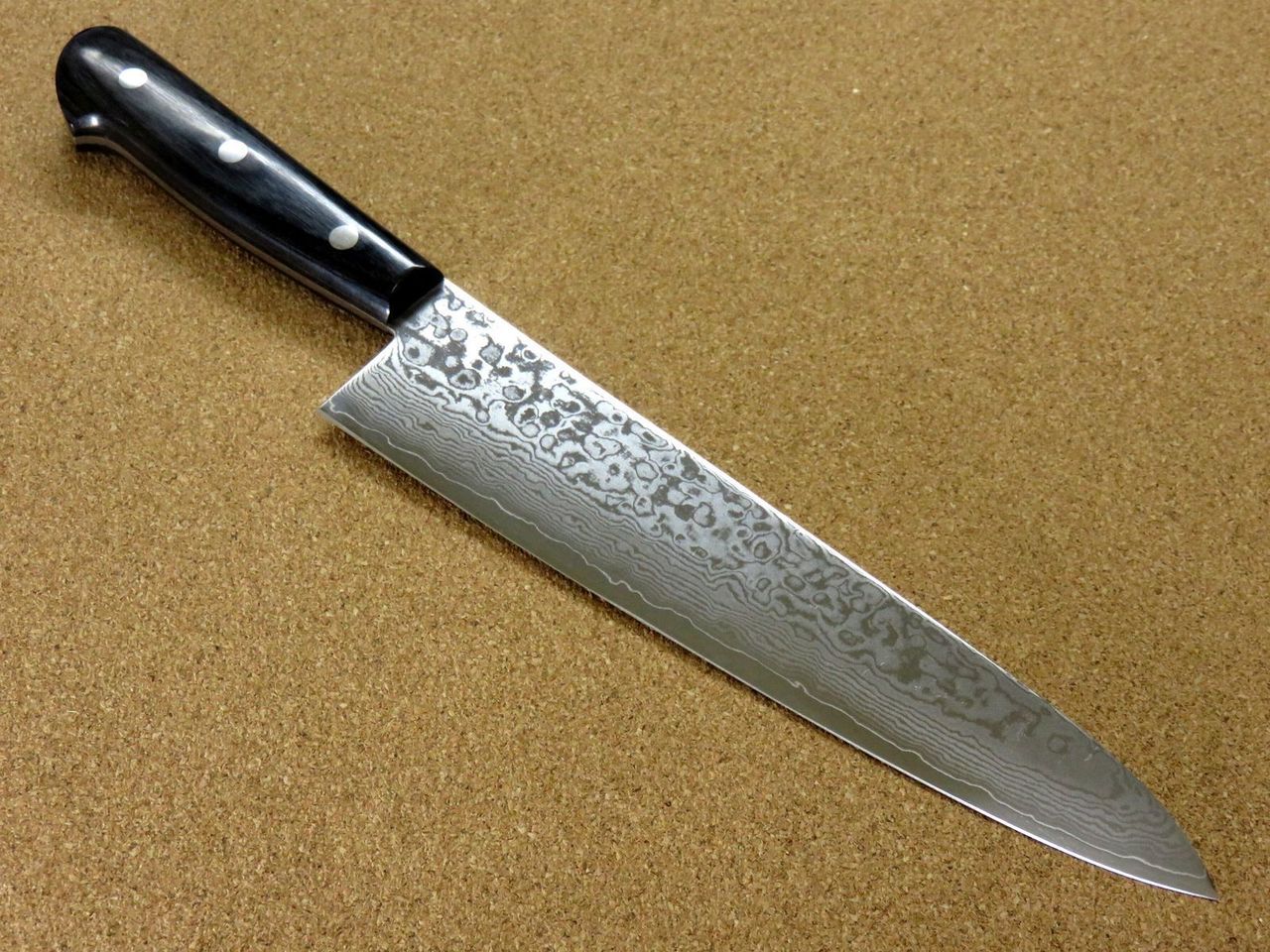 Japanese SETO ISEYA-G Kitchen Gyuto Chef's Knife 8.3" VG-10 Damascus SEKI JAPAN