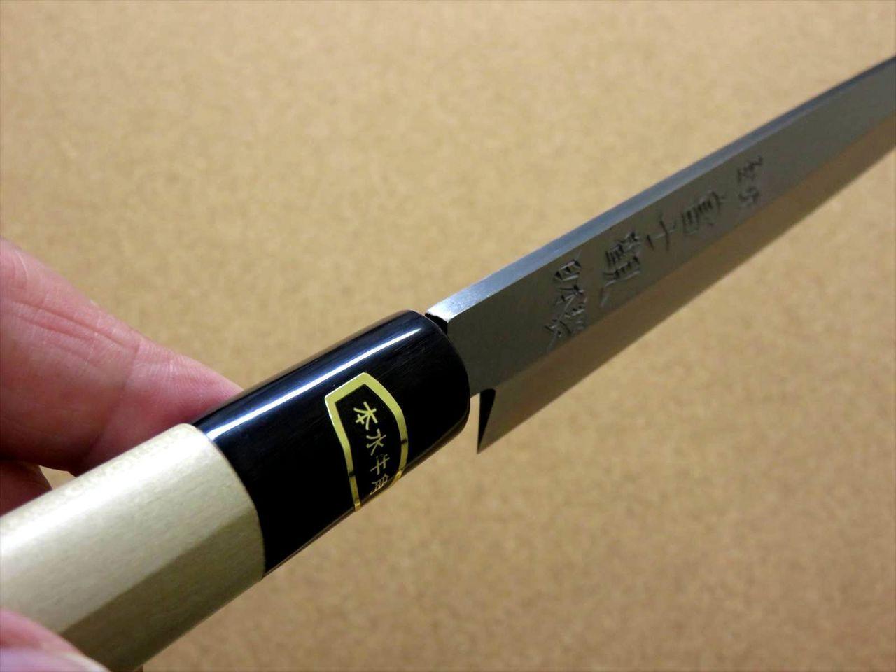 Japanese Kitchen Sashimi Yanagiba Knife 235mm 9.3 inch White Steel 3 SEKI JAPAN