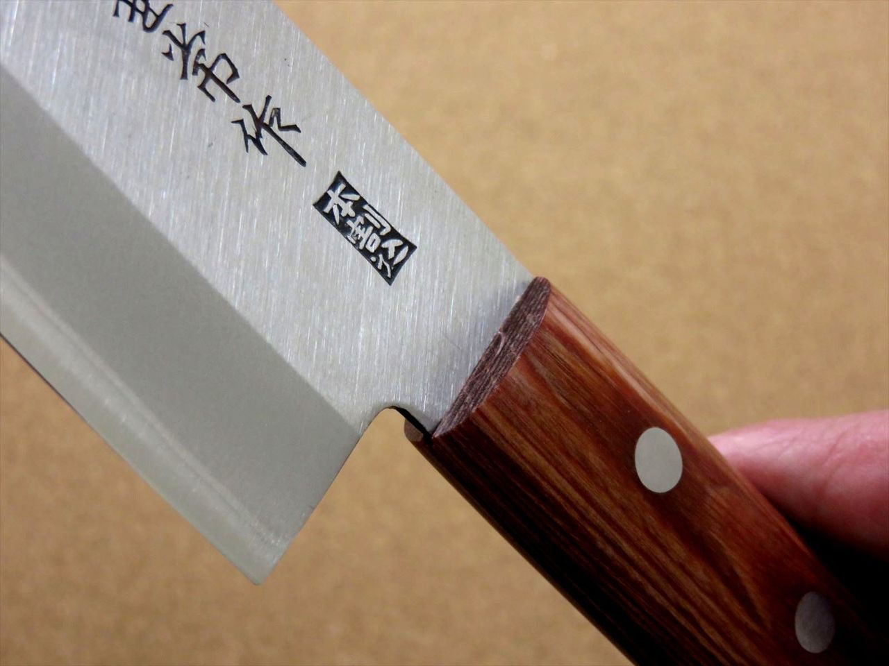 Japanese Kanetsune Kitchen Santoku Knife 165mm 6.5 inch Hon-Warikomi SEKI JAPAN