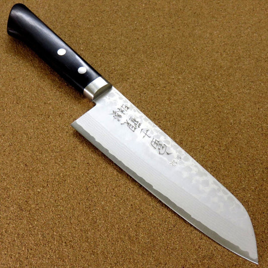 Japanese Kitchen Santoku Knife 170mm 6.7inch VG10 Damascus Multilayer SEKI JAPAN