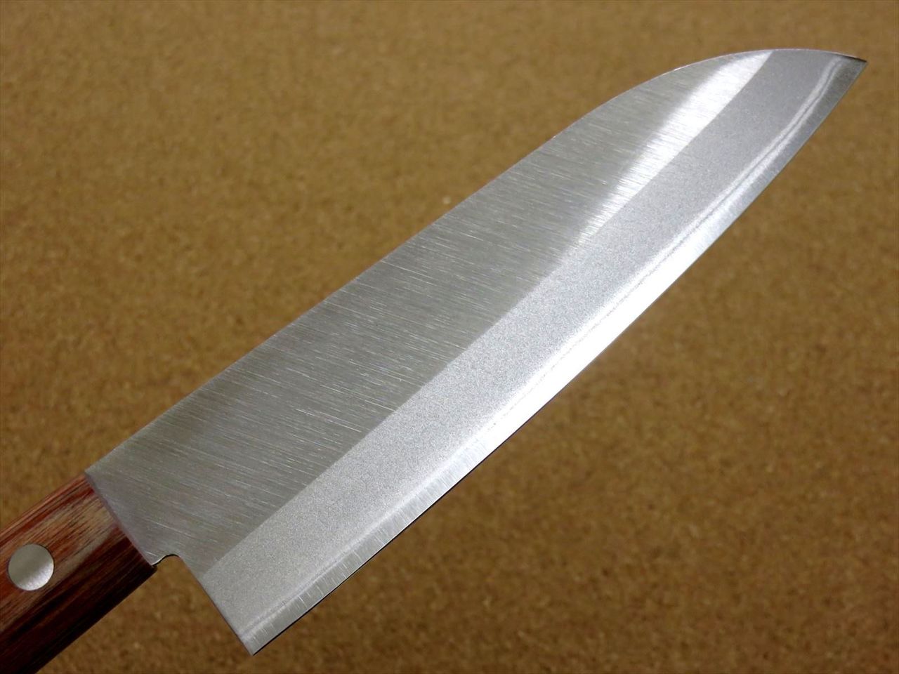Japanese Kanetsune Kitchen Small Santoku Knife 140mm 5.5" Warikomi SEKI JAPAN