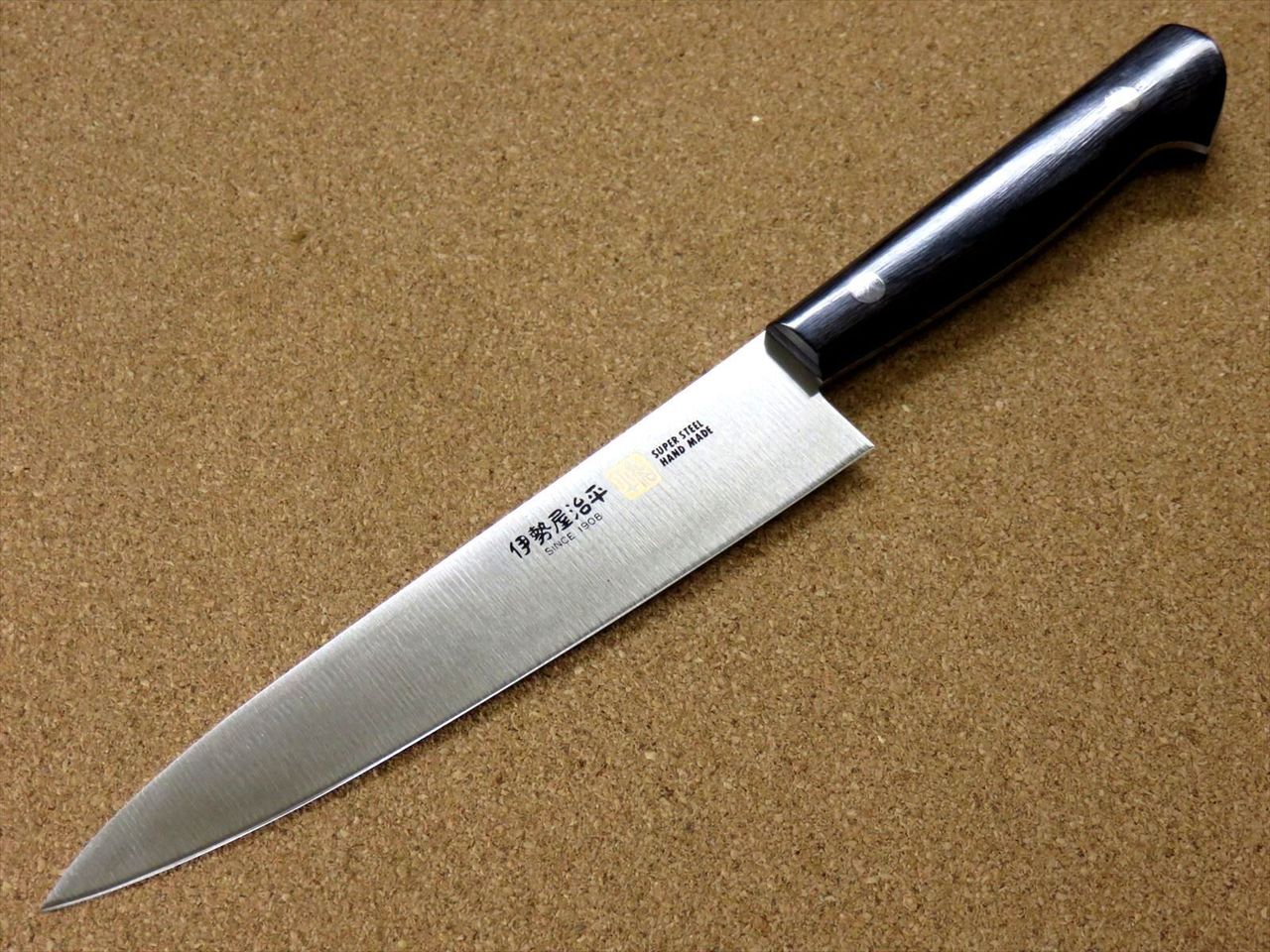 Japanese SETO ISEYA-D Kitchen Petty Utility Knife 5.9" Black packer SEKI JAPAN