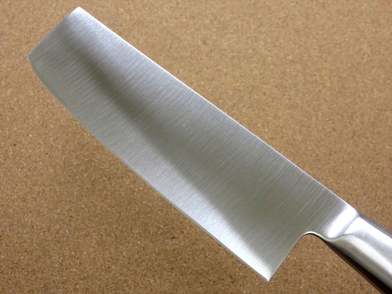 Japanese Pisces Kitchen Nakiri Vegetable Knife 6.3" Stainless Handle SEKI JAPAN