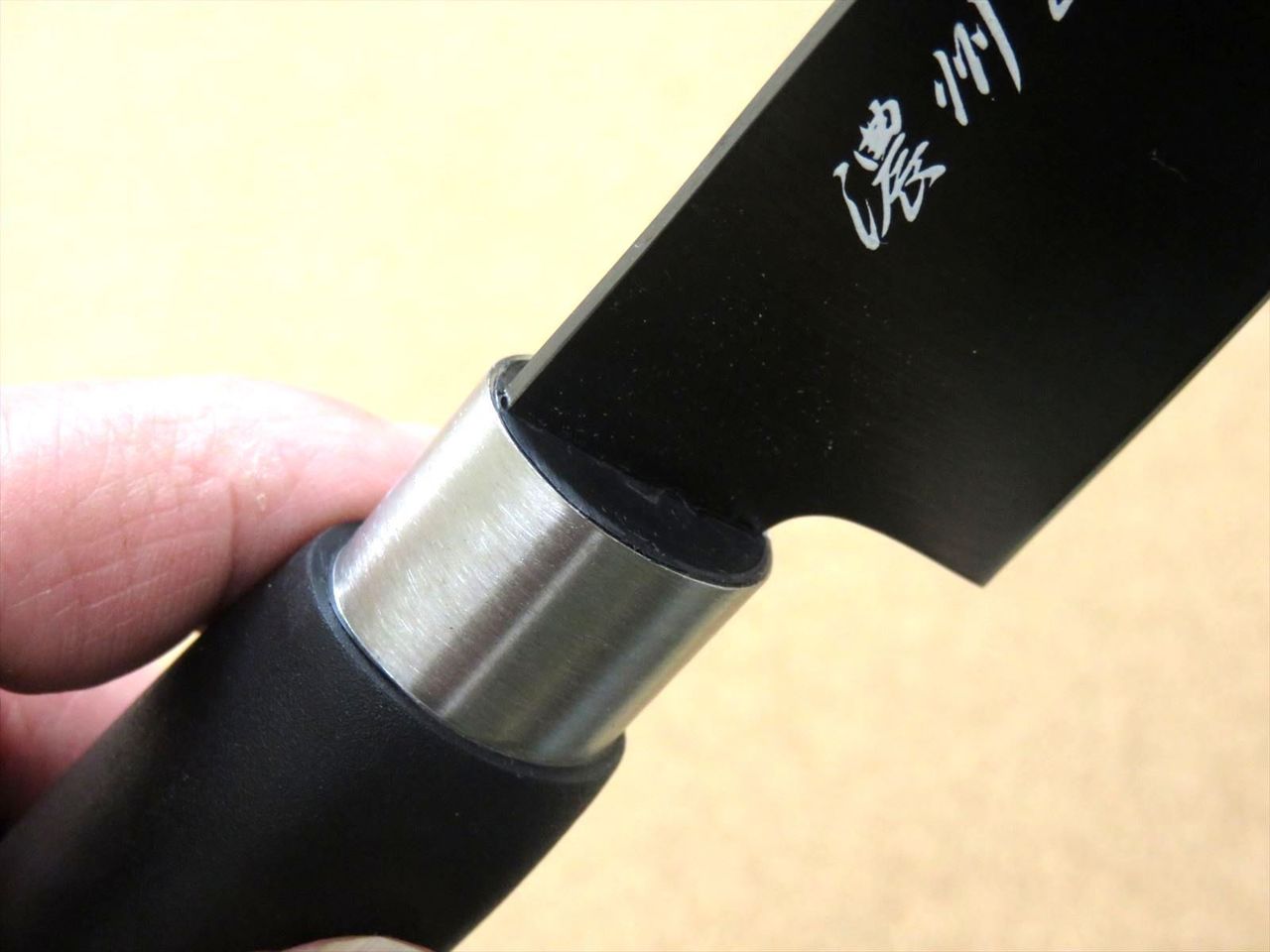 Japanese Masamune Kitchen Small Santoku Knife 5.9" Titanium Coating SEKI JAPAN
