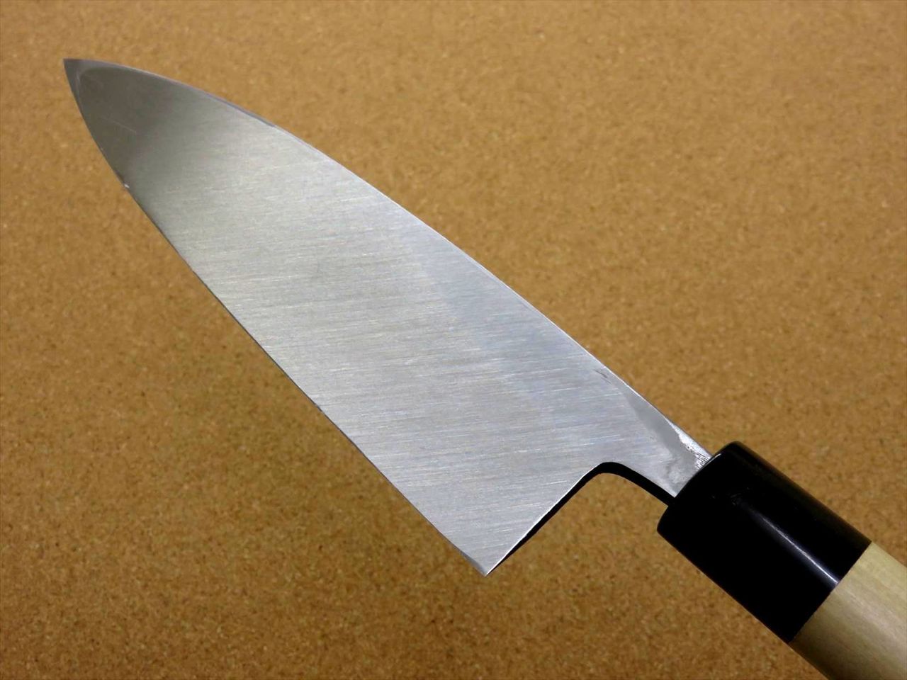 Japanese Kitchen Deba Knife 180mm 7.1 inch White Steel Shirogami #3 SEKI JAPAN