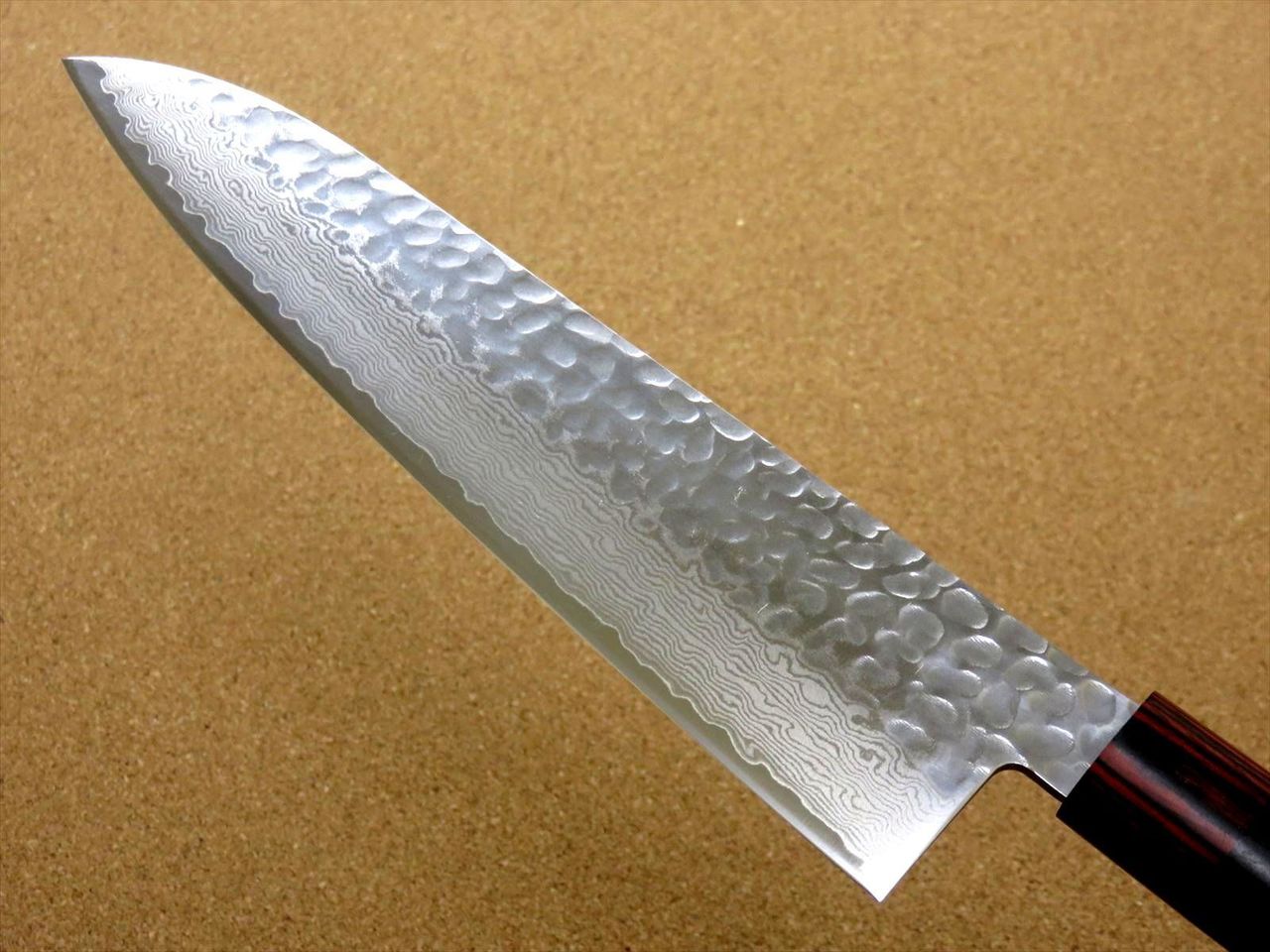 Japanese SETO ISEYA-I Kitchen Gyuto Chef Knife 8.3" Damascus Hammered SEKI JAPAN