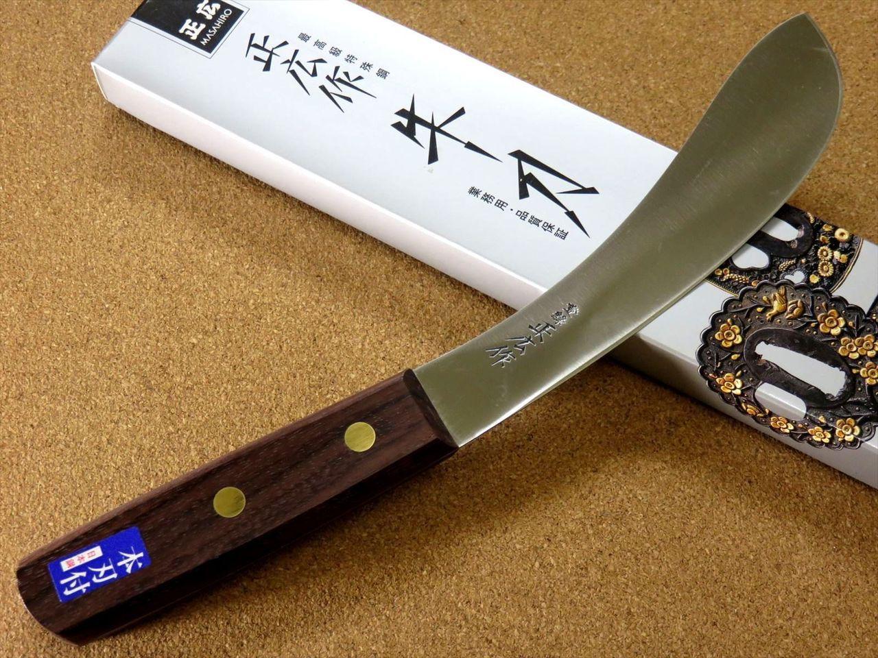 Japanese Masahiro Kitchen Kawahagi Skinning Knife 6.5" Carbon Steel SEKI JAPAN