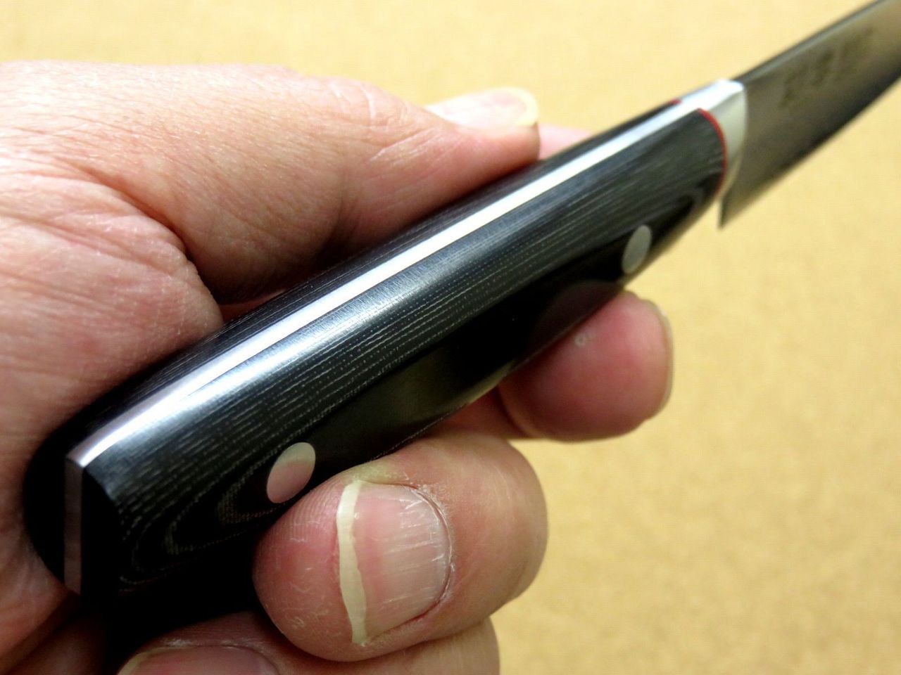 Japanese SAIUN Kitchen Petty Utility Knife 120mm 4.7" VG-10 Damascus SEKI JAPAN