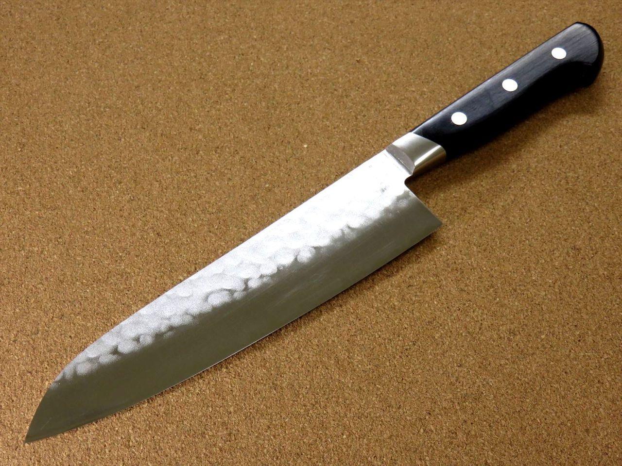 Japanese Kanetsune Kitchen Gyuto Chef Knife 7.9" Carbon Blue Steel #2 SEKI JAPAN
