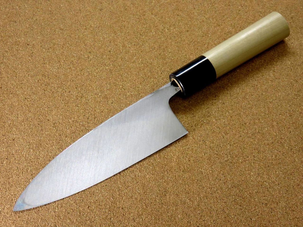 Japanese Kitchen Deba Knife 150mm 5.9 inch White Steel Shirogami #3 SEKI JAPAN