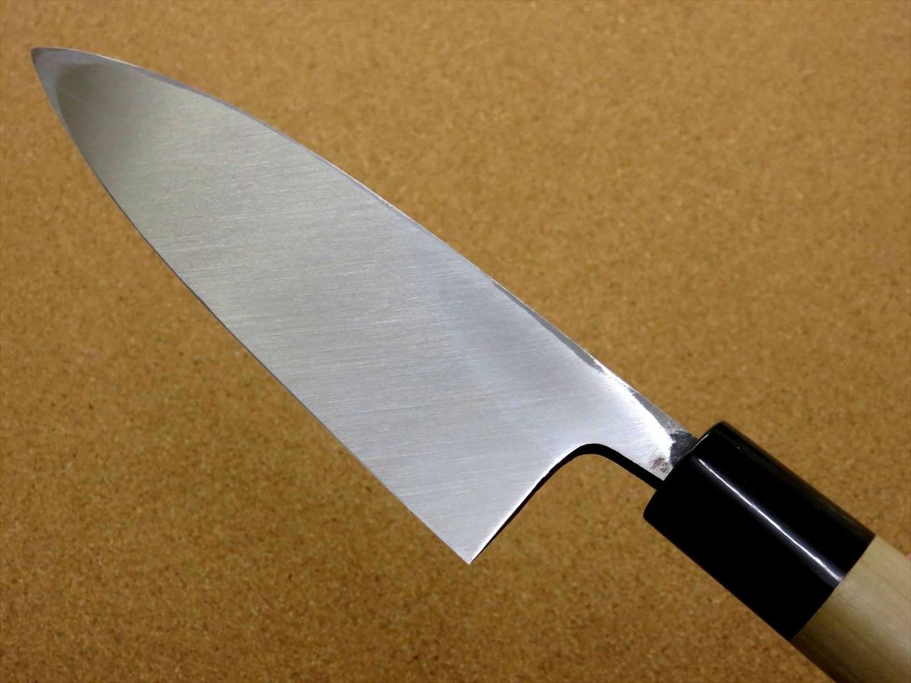 Japanese Kitchen Deba Knife 150mm 5.9 inch White Steel Shirogami #3 SEKI JAPAN