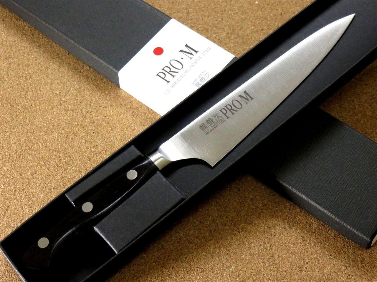 Japanese PRO-M Kitchen Petty Utility Knife 5.1 inch Fruit cutting SEKI JAPAN