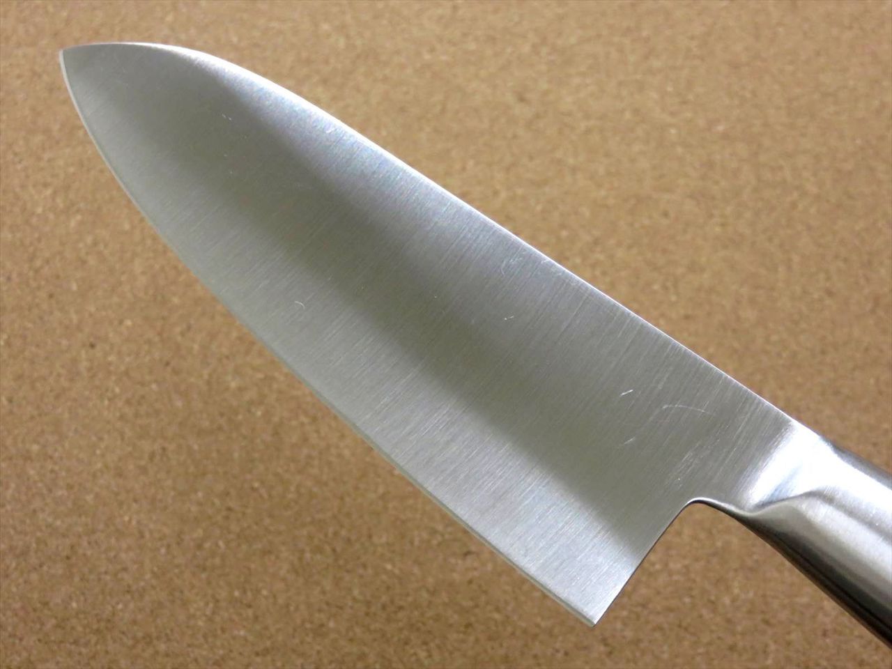 Japanese Pisces Kitchen Santoku Knife 170mm 6.7 inch Stainless Handle SEKI JAPAN