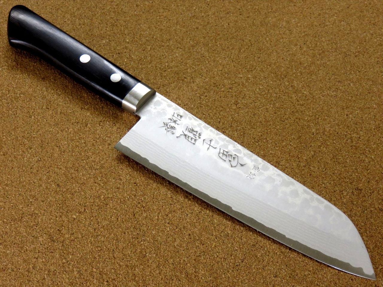 Japanese Kitchen Santoku Knife 170mm 6.7inch VG10 Damascus Multilayer SEKI JAPAN