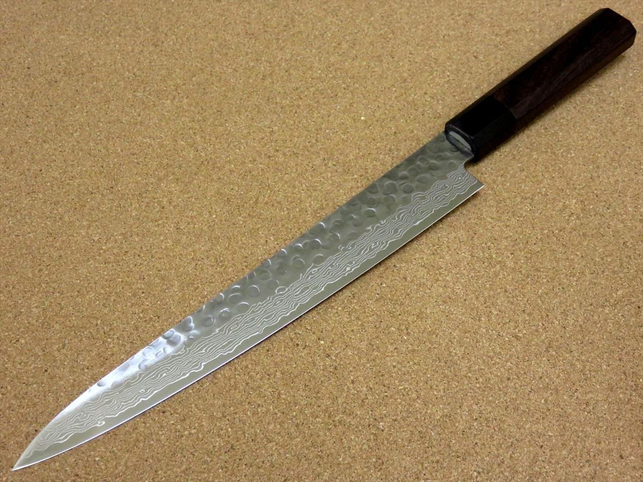 Japanese Kitchen Sujihiki Slicing Knife 240mm 9.4 inch Damascus 45 Layers JAPAN