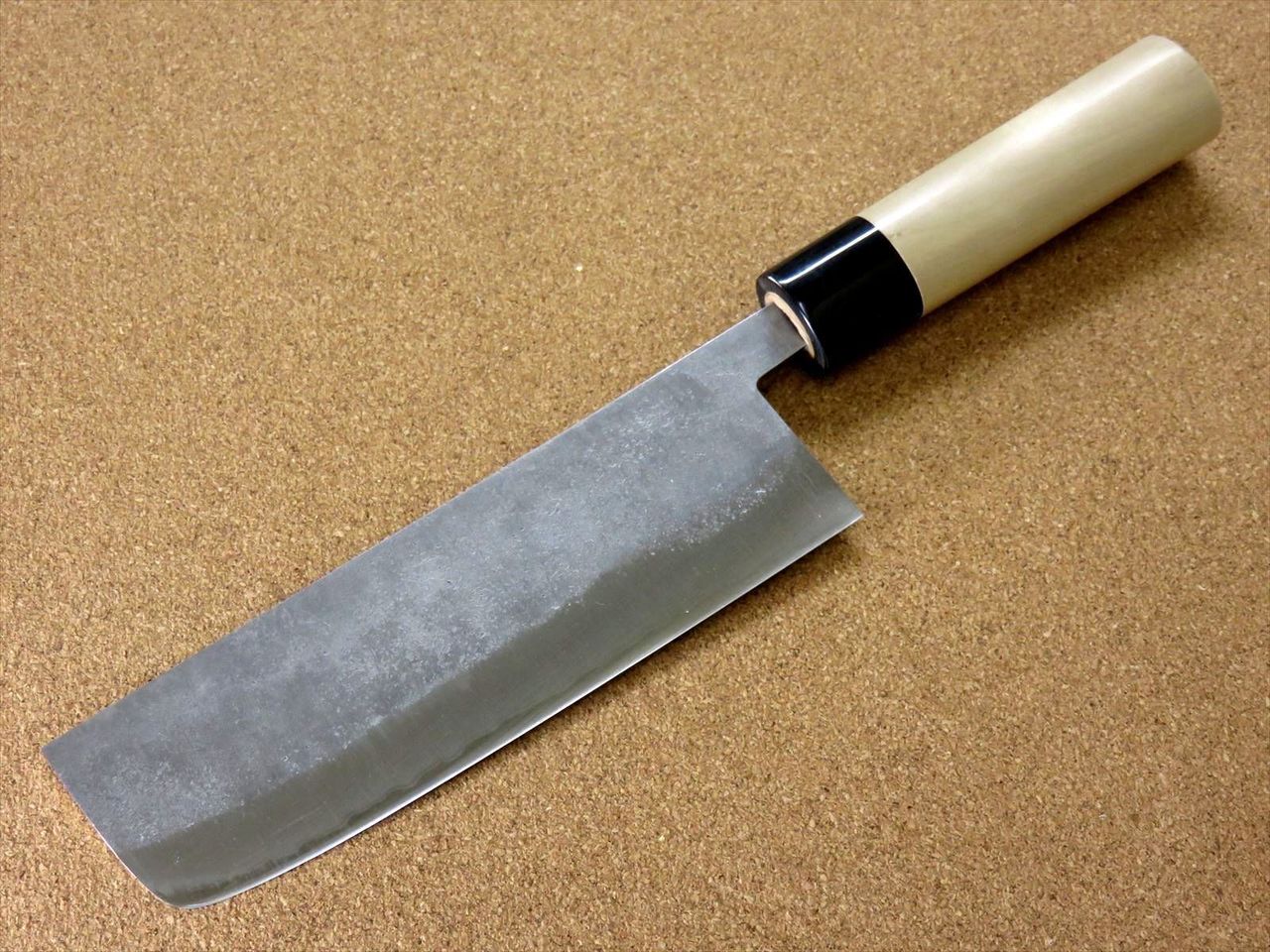 Japanese Kitchen Nakiri Vegetable Knife 160mm 6 in Nashiji VG-1 Stainless JAPAN